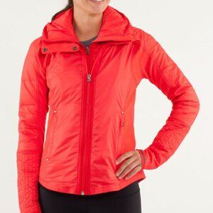 Lululemon Run: Bundle Up Jacket Size 8 in Love Red